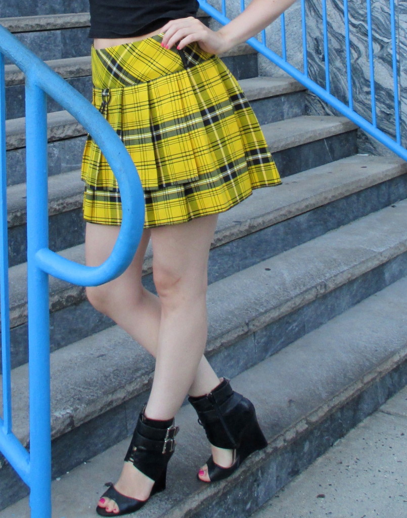 Cher Yellow Mini Skirt