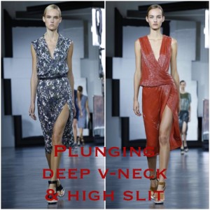 JLO Plunging V-neck dress