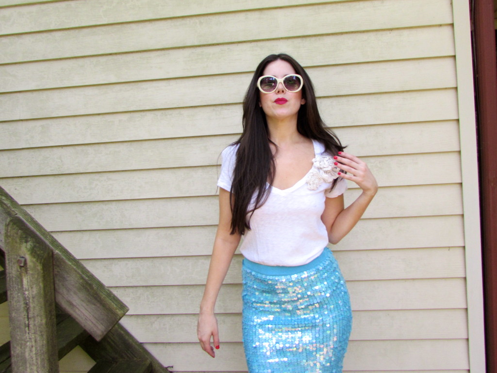 Sequin Skirt