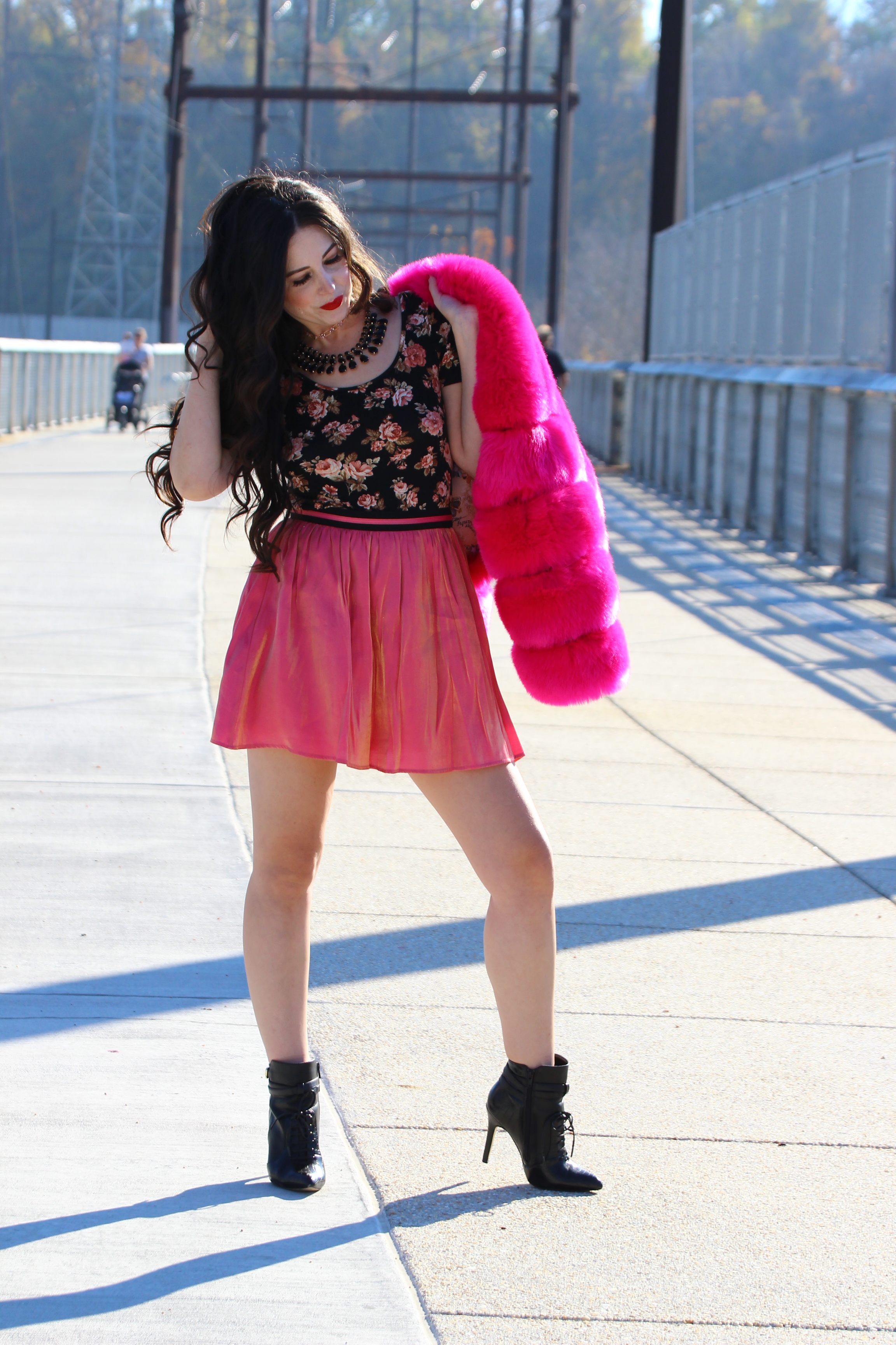 faux fur fall fashion